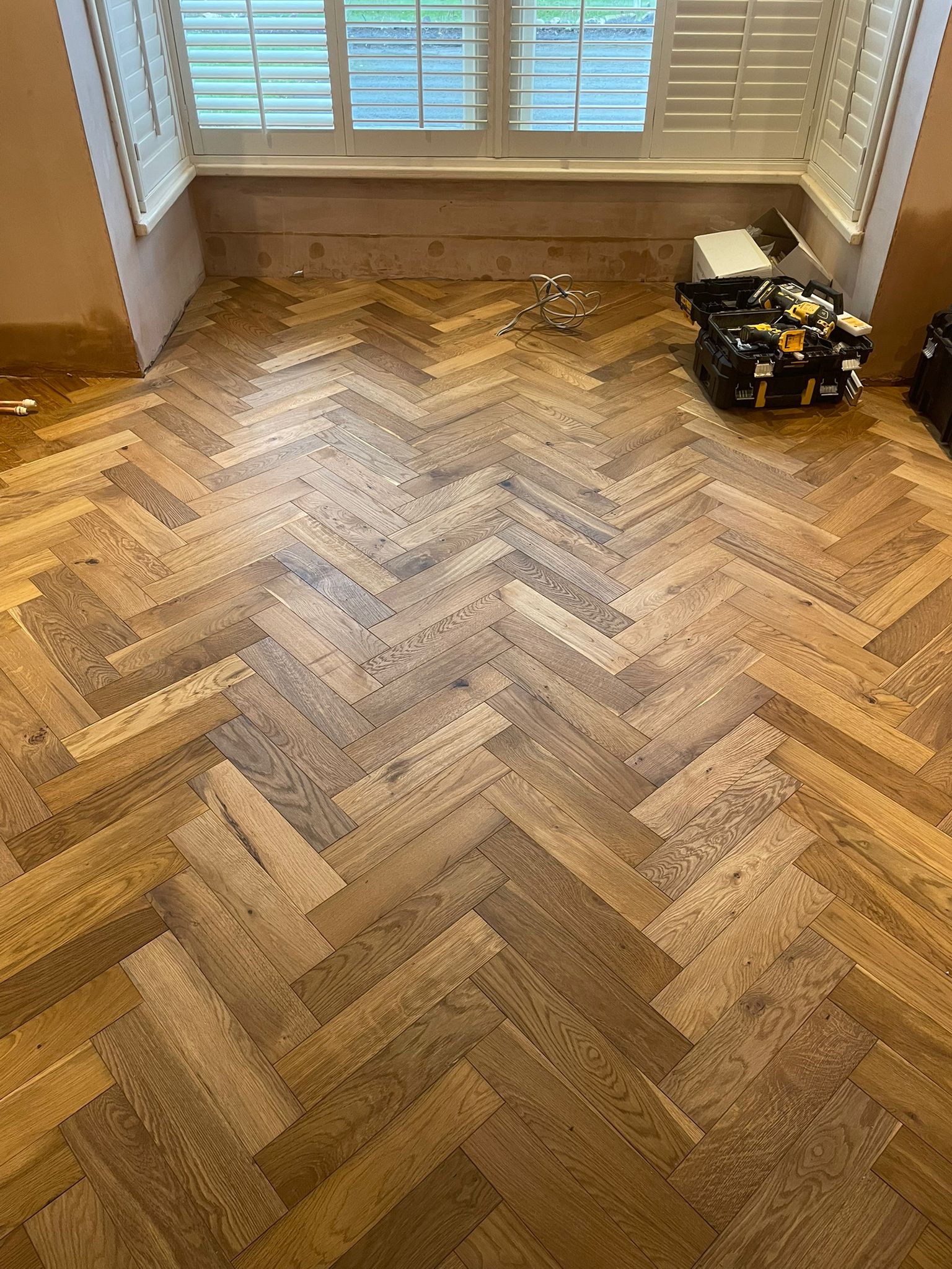 Herringbone engineered wood flooring 2